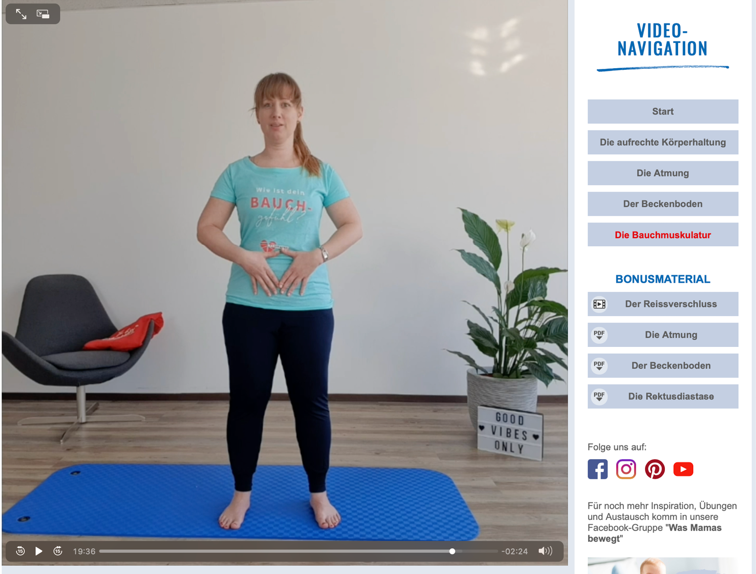 Online Programm buchen